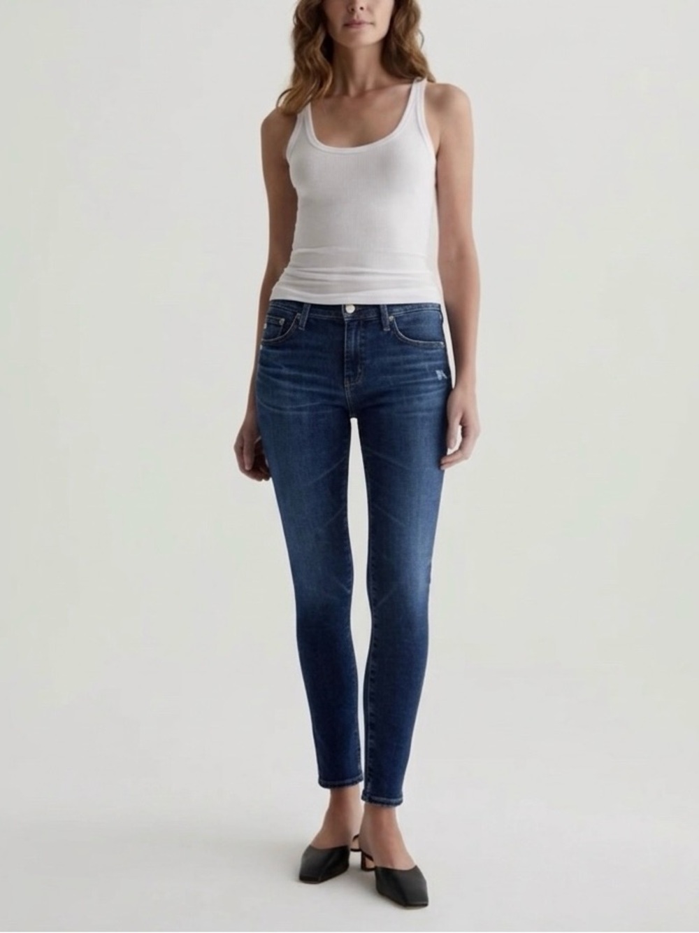 AG-Ed™ Adriano Goldschmied Super Skinny Ankle Denim Legging Ankle Sz. 28R